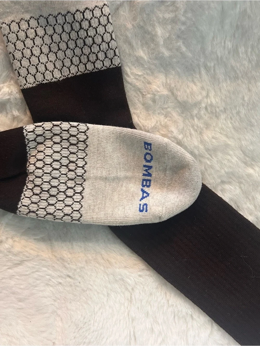 Bombas Men's Brand New XL Marl Calf Socks